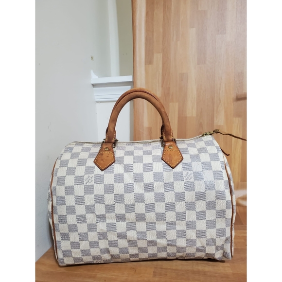 LOUIS VUITTON Damier Azur Speedy 30 - Picture 2 of 12